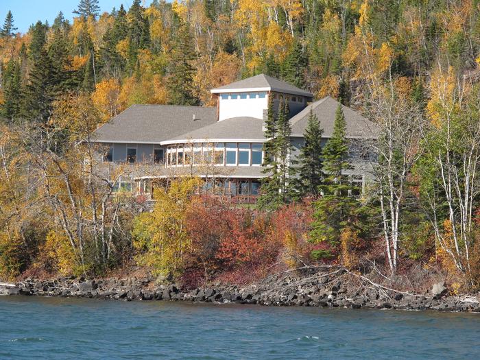 Heritage Center in FallFall colors at Grand Portage
