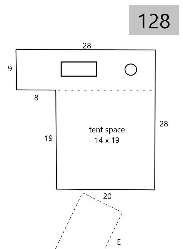 site 128line drawing of site layout