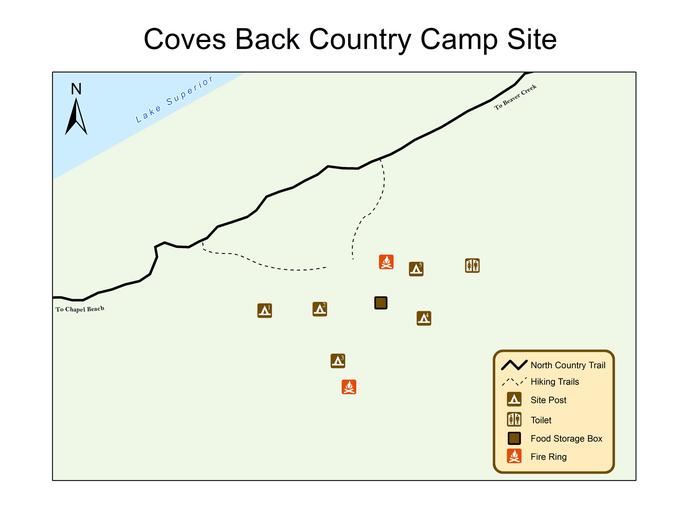 Coves BC Campground Map