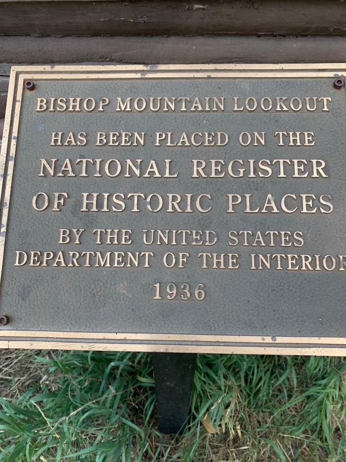 National Register of Historic PlacesBishop Mountain Lookout