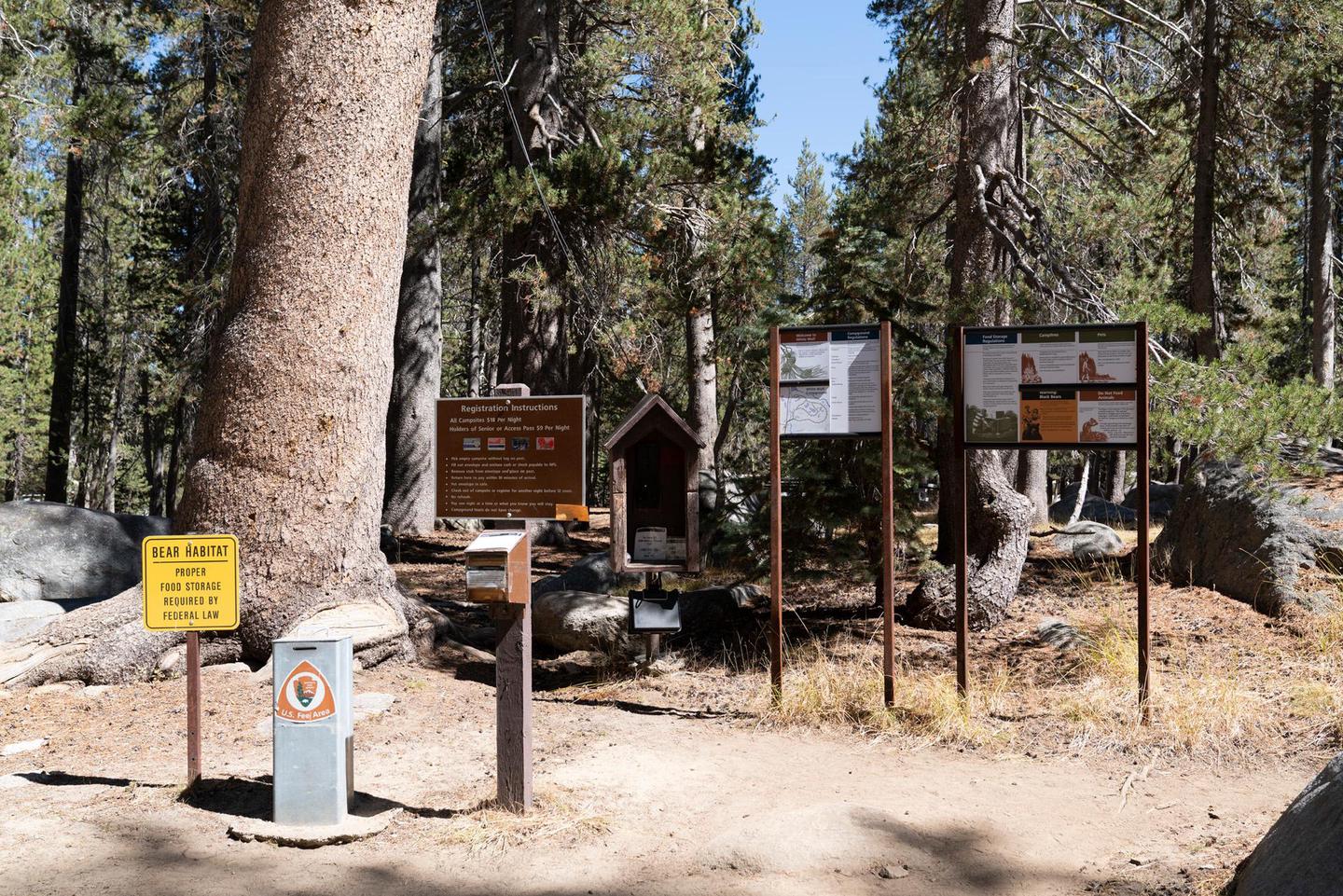 White Wolf Campground Registration Area