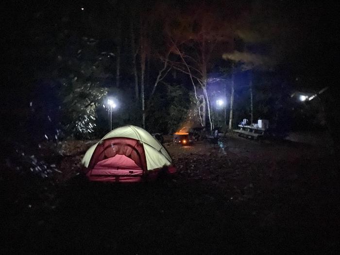 Night Camping at night.