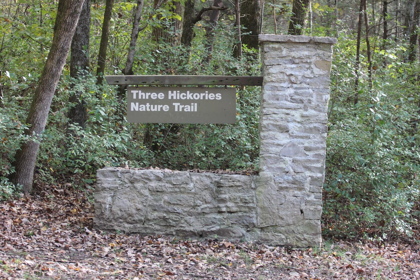 Three Hickories Nature TrailNature Trail located in Cook Day Use Area