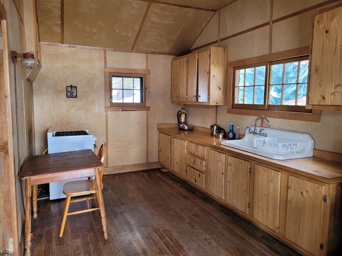 Woods Cabin Kitchen