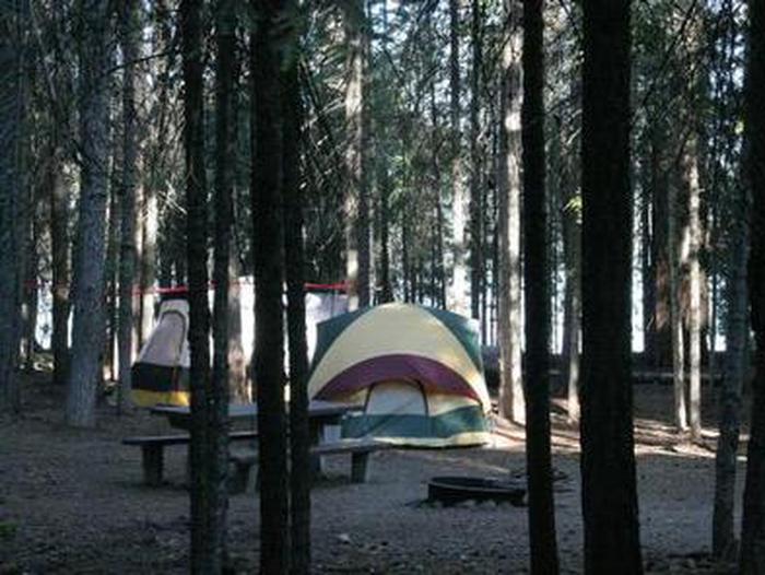 tents at sunsettents