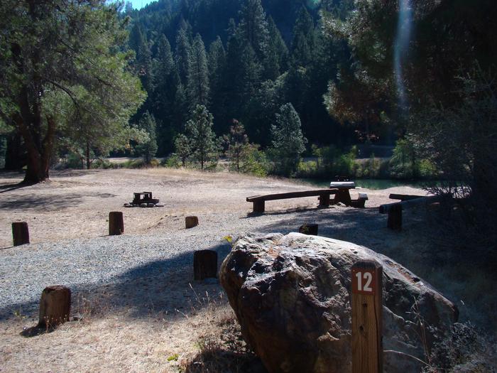 View of Ackerman Campground Campsite 12Ackerman Campground Campsite 12