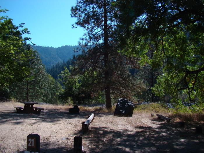View of Ackerman Campground Campsite 21Ackerman Campground Campsite 21