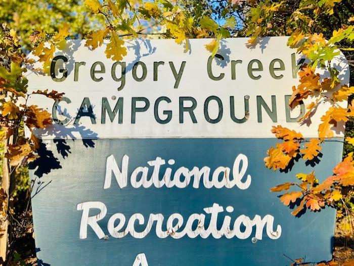 Gregory Creek Sign