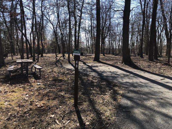 A photo of Site B48 of Loop LOOP B at GREENBELT CAMPGROUND with Picnic Table