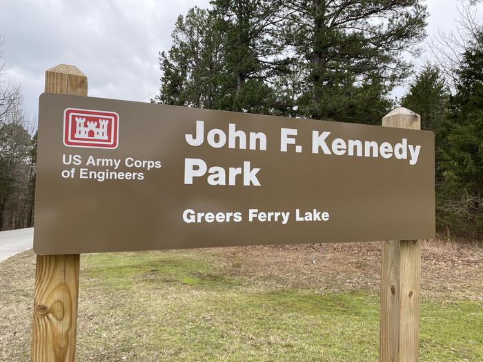 John F Kennedy Park Entrance Sign