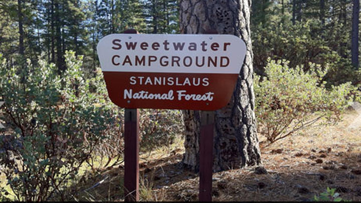 Sweetwater Campground Stanislaus National Forest Welcome Sign