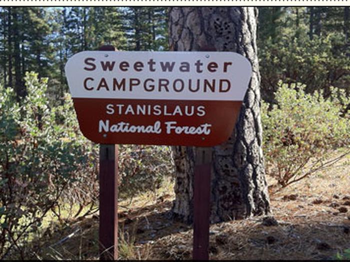 Sweetwater Campground Stanislaus National Forest Welcome Sign