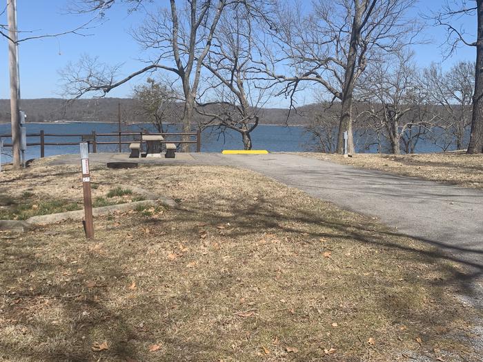 A photo of Site 21 of Loop SLAN at STRAYHORN LANDING with Picnic Table, Electricity Hookup, Water Hookup