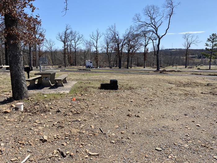 A photo of Site 053 of Loop 0512 at SNAKE CREEK with Picnic Table, Electricity Hookup, Fire Pit, Water Hookup