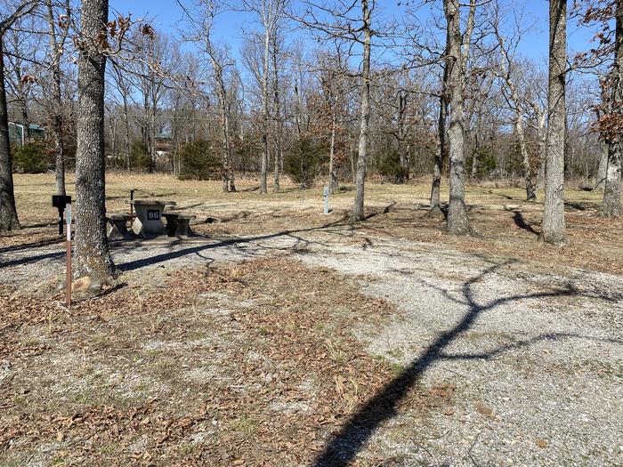 A photo of Site 093 of Loop 0512 at SNAKE CREEK with Picnic Table, Electricity Hookup, Fire Pit, Shade, Water Hookup