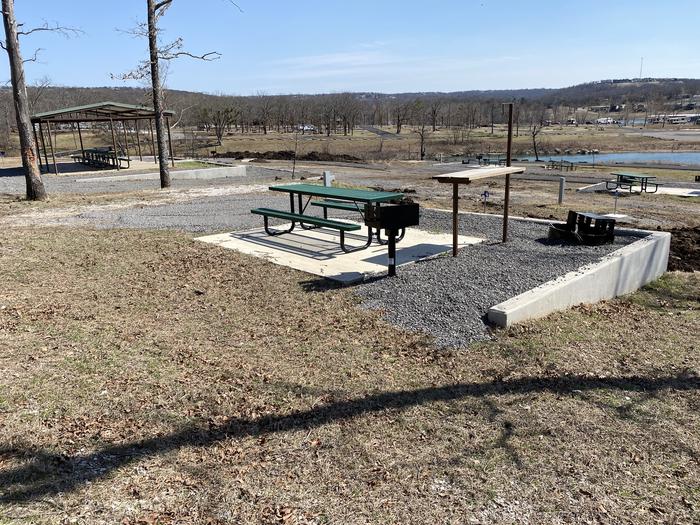 A photo of Site 088 of Loop 0512 at SNAKE CREEK with Picnic Table, Electricity Hookup, Fire Pit, Water Hookup