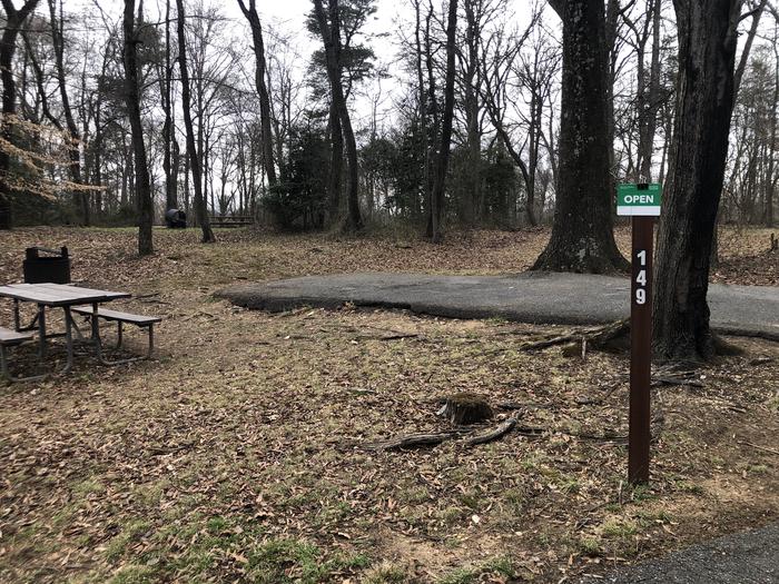 A photo of Site D149 of Loop LOOP D at GREENBELT CAMPGROUND with Picnic Table