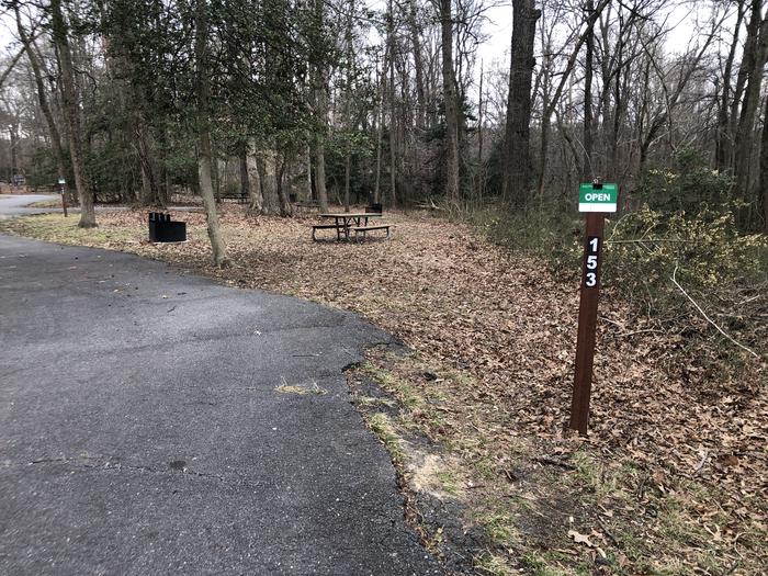 A photo of Site D153 of Loop LOOP D at GREENBELT CAMPGROUND with Picnic Table