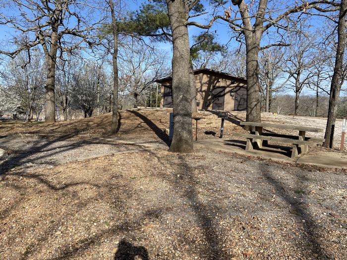 A photo of Site 010 of Loop CBEN at COOKSON BEND with Picnic Table, Electricity Hookup, Fire Pit, Shade