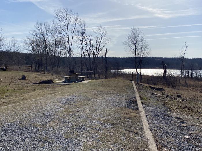 A photo of Site 050 of Loop CBEN at COOKSON BEND with Picnic Table, Electricity Hookup, Fire Pit, Waterfront