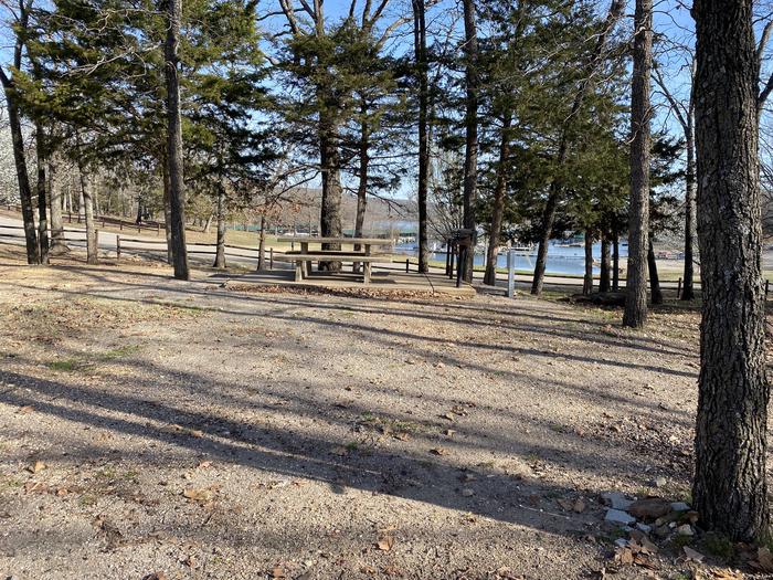 A photo of Site 004 of Loop CBEN at COOKSON BEND with Picnic Table, Electricity Hookup, Fire Pit, Shade, Water Hookup