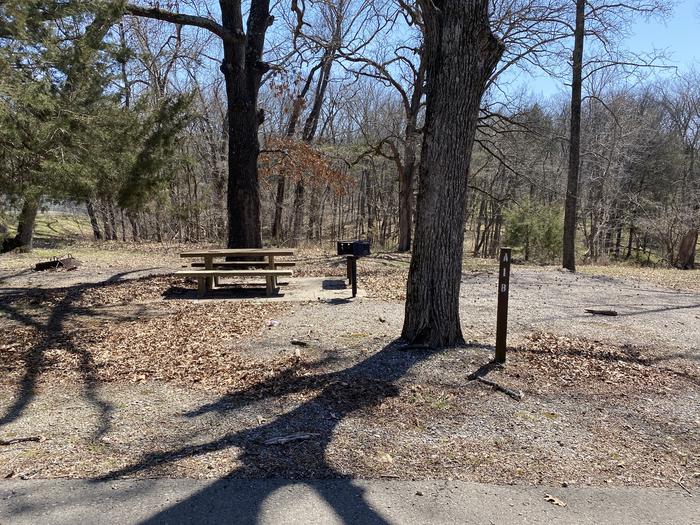 A photo of Site A18 of Loop PBAI at PETTIT BAY with Picnic Table, Fire Pit, Shade