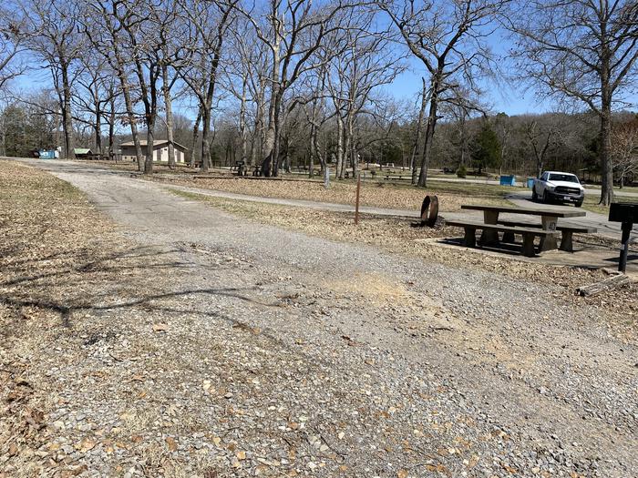 A photo of Site 40 of Loop PBA2 at PETTIT BAY with Picnic Table, Electricity Hookup, Fire Pit