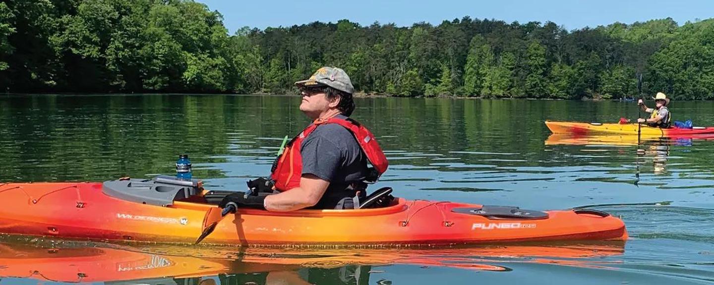 KayakingThe Oak Ridge Visitor Center offers a variety of programs including learning about history while kayaking.