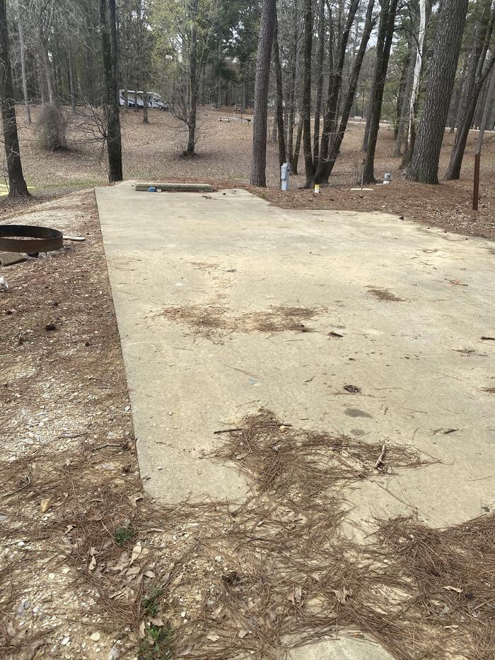 A photo of Site 17 of Loop SOUTH ABUTMENT at South Abutment Recreation Area with Picnic Table, Electricity Hookup, Sewer Hookup, Fire Pit, Waterfront, Water Hookup