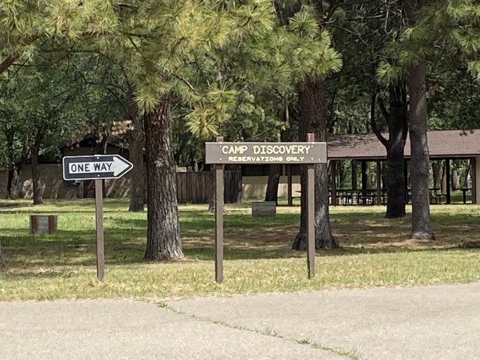 A photo of facility Camp Discovery Group Camp (Red Bluff Recreation Area) with Shade
