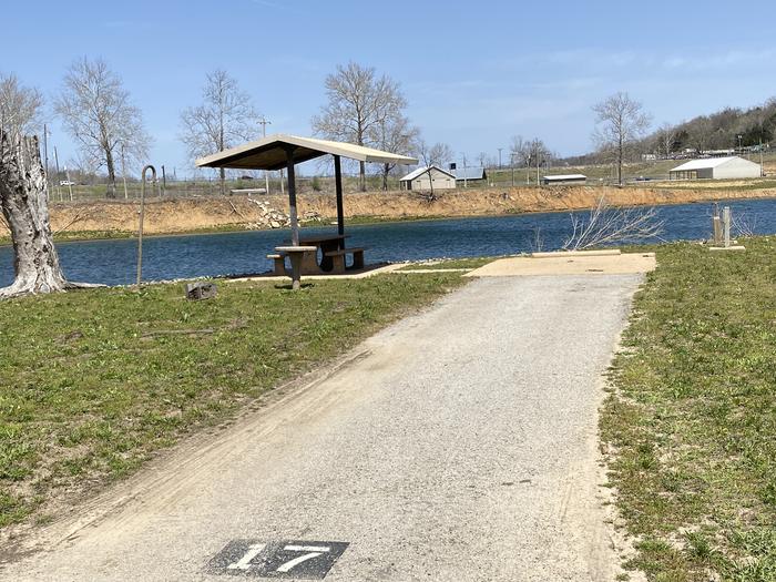 A photo of Site 17 of Loop River Run Park at River Run Park with Picnic Table