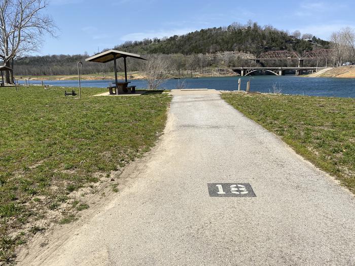 A photo of Site 18 of Loop River Run Park at River Run Park with Picnic Table