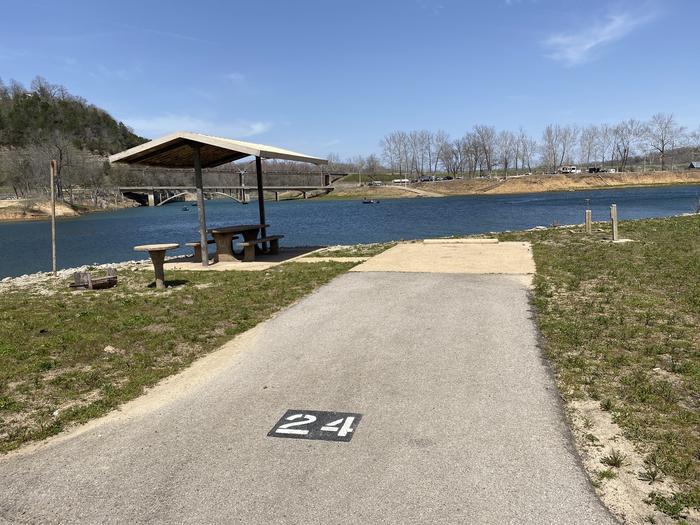 A photo of Site 24 of Loop River Run Park at River Run Park with Picnic Table