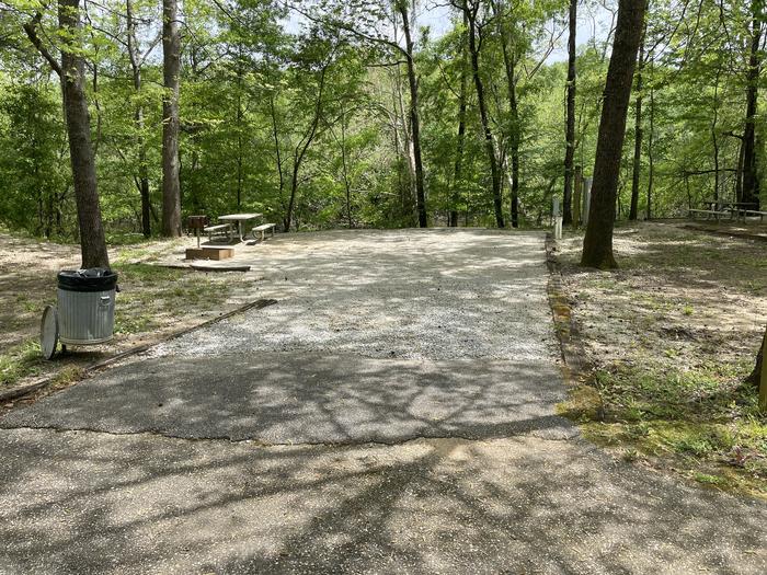 A photo of Site 10 of Loop OAKV at SIX MILE CREEK with Picnic Table, Electricity Hookup, Fire Pit, Waterfront, Lantern Pole, Water Hookup