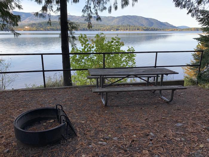 A photo of Site 38 of Loop CEDA at SPRINGY POINT with Picnic Table, Fire Pit, Waterfront