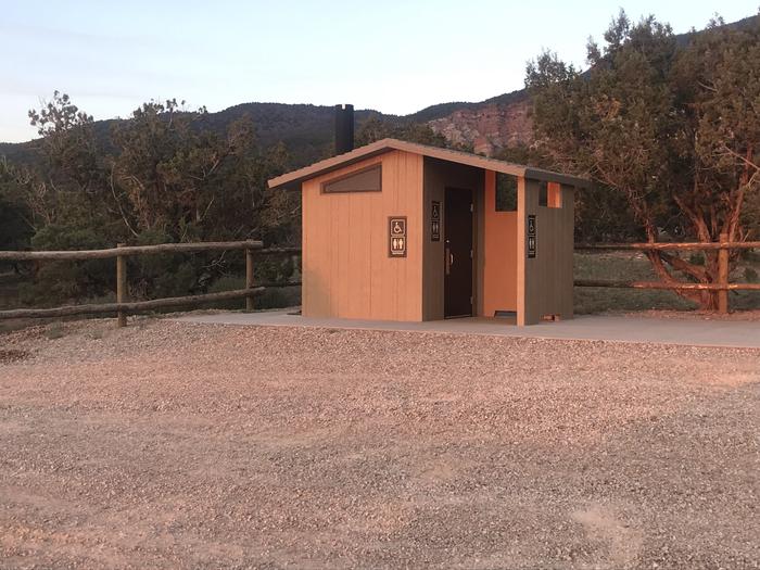 Single Vault toilet Toilet for trailhead and campground use