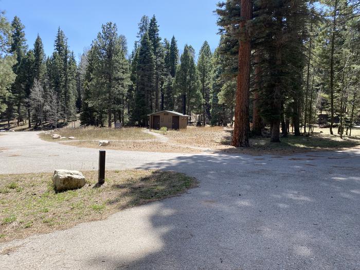 A photo of Site 007 of Loop Loop 2 at CLEAR CREEK CAMPGROUND (NM) with Restrooms