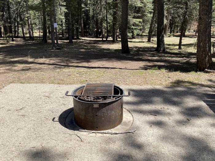 A photo of Site 005 of Loop Loop 2 at CLEAR CREEK CAMPGROUND (NM) with Fire Pit
