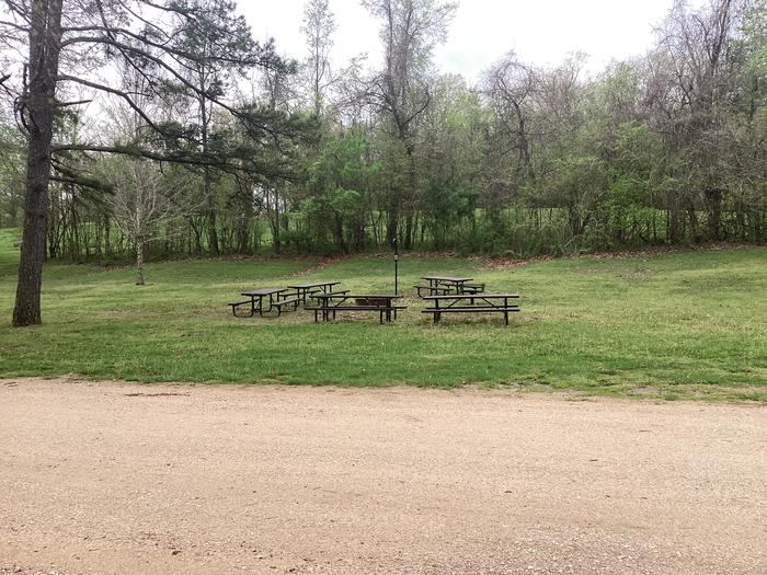 A photo of Site G05 of Loop Group Sites 4-9 at ROUND SPRING with Picnic Table, Fire Pit, Lantern Pole