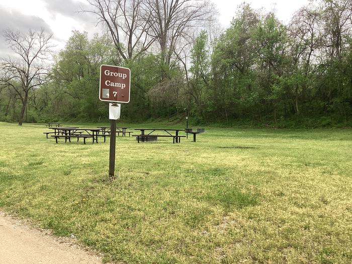 A photo of Site G07 of Loop Group Sites 4-9 at ROUND SPRING with Picnic Table, Fire Pit, Lantern Pole
