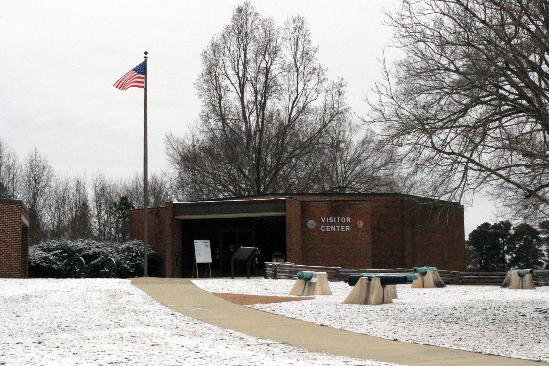 Eastern Front Visitor Center in Winter