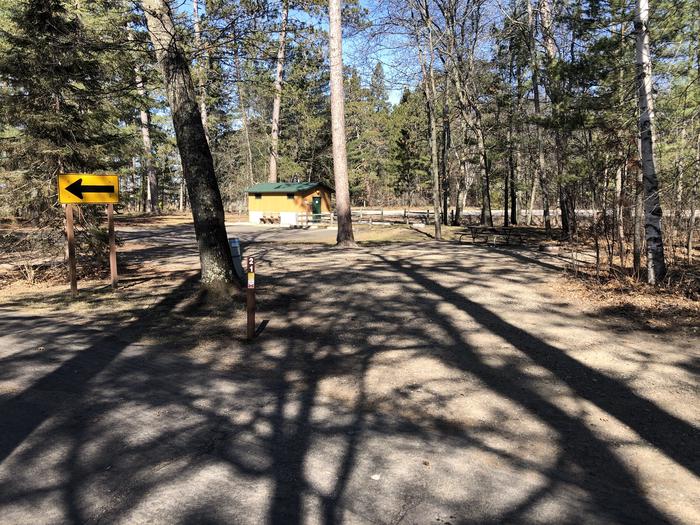 A photo of Site 21 of Loop LAKE WINNI at WINNIE DAM CAMPGROUND with Picnic Table, Electricity Hookup, Fire Pit, PULL THROUGH SITE 