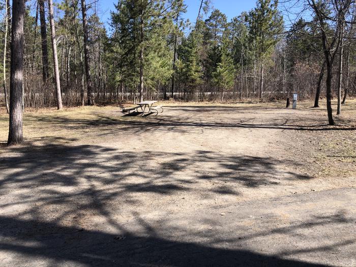 A photo of Site 17 of Loop LAKE WINNI at WINNIE DAM CAMPGROUND with Picnic Table, Electricity Hookup, Fire Pit