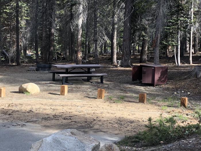 RAncheria Site #4picnic table, fire pit and bear box