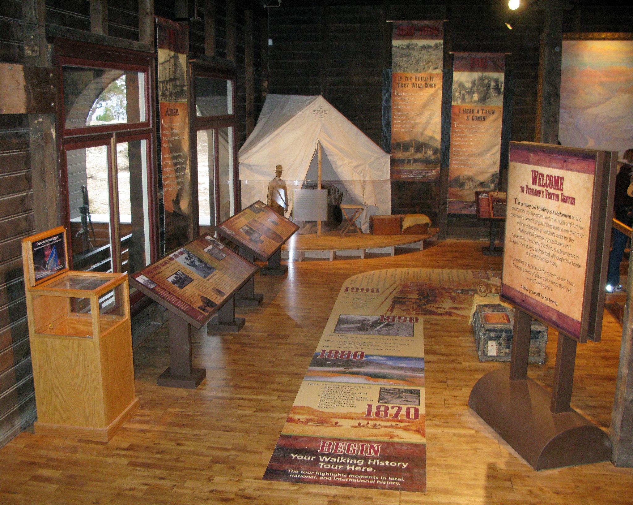 Exhibit Area in Verkamp's Visitor Center