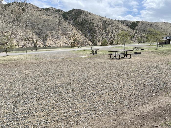 A photo of Site 35 of Loop B at Devil's Elbow Campground with Picnic Table, Fire Pit