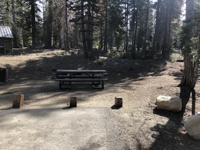 Rancheria Site #44picnic table, fire pit and bear box 