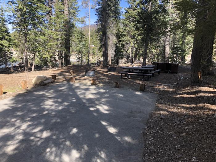 Rancheria Site #46picnic table, fire pit and bear box 