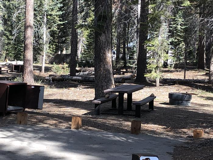 Rancheria Site #57picnic table, fire pit, bear box
