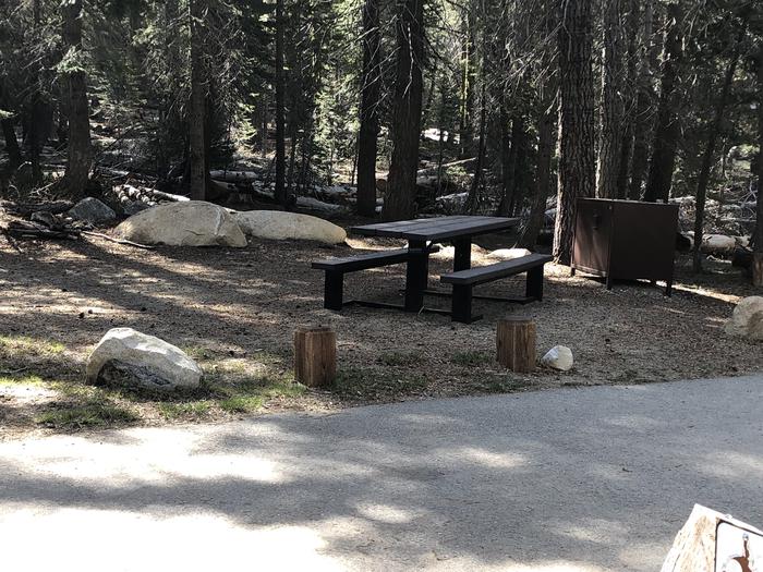 Rancheria Site #63picnic table, fire pit, bear box